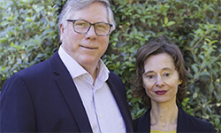 Dr. Fry and Geneviève Souillac