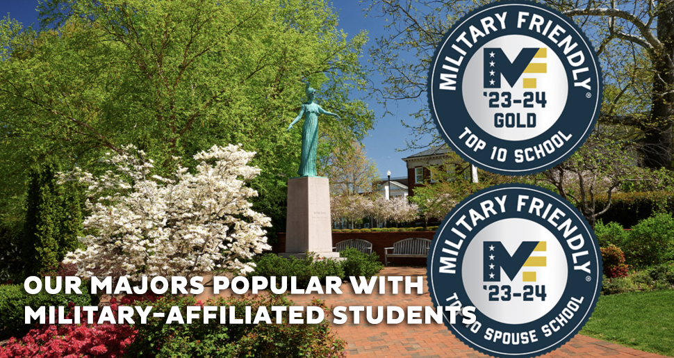 Military friendly majors in school of health and human sciences