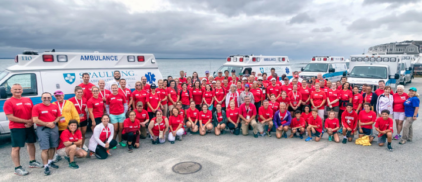 Medical team, Falmouth Road Race - 2018